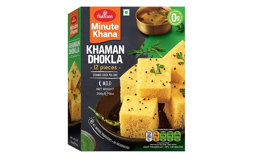 Haldiram's Minute Khana Khaman Dhokla   Box  256 grams